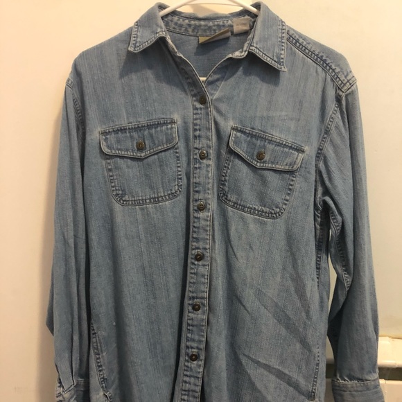 liz claiborne denim shirt